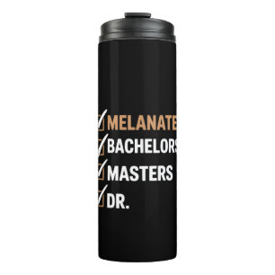 Gepromoveerde doctorale afstuderen PhD EDD Bachelo Thermosbeker