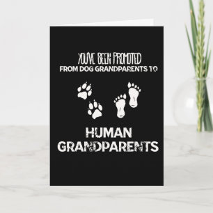 Gepromoveerde Honden Grootouders Naar Menselijke G Feestdagen Kaart