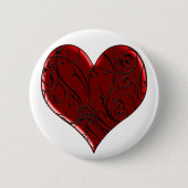 Gepropt hart Button (Voorkant)