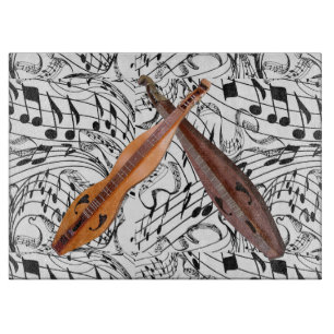 GEPROSSEERDE DULCIMERS-CUTTING BOARD SNIJPLANK