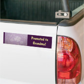 Gepruikt naar oma! bumpersticker Lavender (Op Truck)