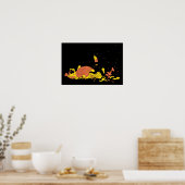 Gepruikte pompoen poster (Keuken)