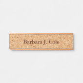 Geptextureerde look Hanging Wall Desk Naam Bord Deurbordje (Voorkant)