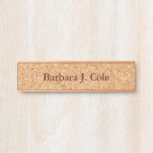 Geptextureerde look Hanging Wall Desk Naam Bord Deurbordje (Voorkant)