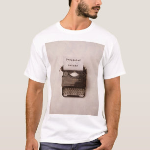 Gepubliceerd auteur t-shirt