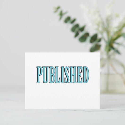 Gepubliceerd Briefkaart (Staand voorkant)