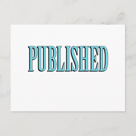 Gepubliceerd Briefkaart (Voorkant)