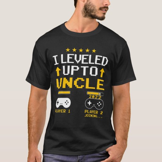 Gepubliceerd tot oom 2022 Funny Promoted to oom E T-shirt (Voorkant)