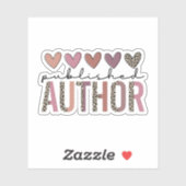 Gepubliceerde auteur, Gepubliceerde schrijver, Nie Sticker (Vel)