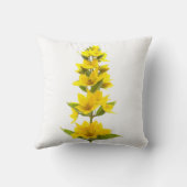 Gepuncte gele ster kussen (Achterkant)