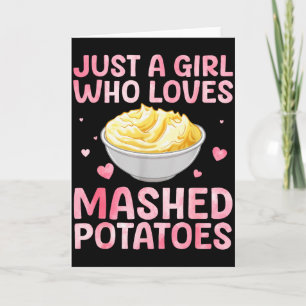 Gepureerde aardappel kunst voor vrouwen meisjes Th Kaart