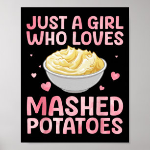 Gepureerde Aardappel Kunst Voor Vrouwen Meisjes Th Poster