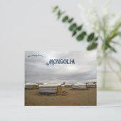 Ger Camp Dornogovi Provincie Mongolië Briefkaart (Staand voorkant)
