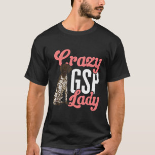 Ger kortharige aanwijzer mam gekke SAP dame T-shirt