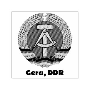Gera, Oost-Duitsland - DDR Oostdeutschland Zelfinktende Stempel