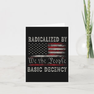  geradicaliseerd door basisfatsoen Funny US Flag Kaart