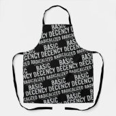 Geradicaliseerd door basisfatsoen Grappig Schort (Voorkant)