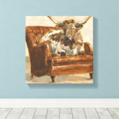 Geraffineerd comfort I Canvas Afdruk (Insitu (Houten vloer))