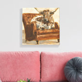 Geraffineerd comfort I Canvas Afdruk (Insitu (Woonkamer))