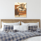 Geraffineerd comfort I Canvas Afdruk (Insitu (Slaapkamer))