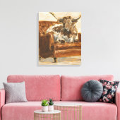 Geraffineerd comfort I Canvas Afdruk (Insitu (Woonkamer))