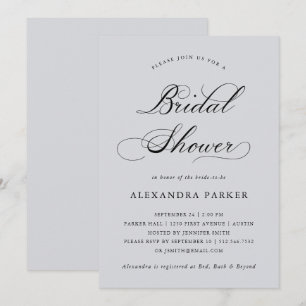 geraffineerd   Kalligrafie op zacht grijs Vrijgeze Kaart