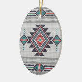 Geraffineerd zuidwesten keramisch ornament (Links)