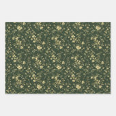 Geraffineerde botanische wrap met accentdecoupage inpakpapier vel (Voorkant 3)