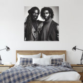 geraffineerde obligatie canvas afdruk (Insitu (Slaapkamer))