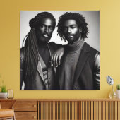 geraffineerde obligatie canvas afdruk (Insitu (Woonkamer))