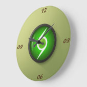 Geraffineerde Ticks wandklok Grote Klok (Hoek)