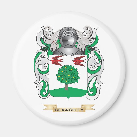 Geraghty Wapen (Familie Crest) Magneet (Voorkant)