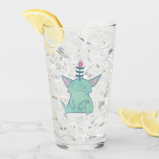 Gerald de Goblin | Schattig Chagrijnig Fantasie We Glas (Voorkant ijs)