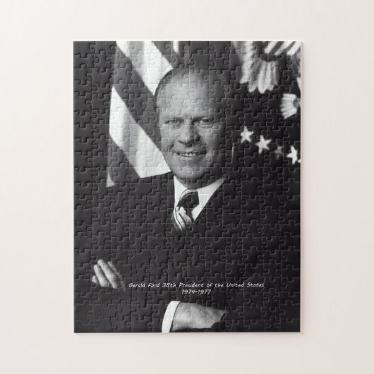 Gerald Ford 38e president van de Verenigde Staten Legpuzzel (Verticaal)
