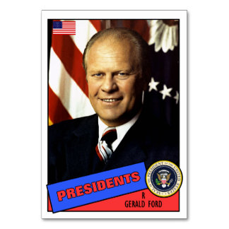 Gerald Ford Baseball Kaart