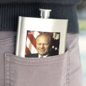 Gerald Ford Baseball Kaart Heupfles (Voorbeeld)