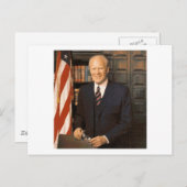 Gerald Ford Briefkaart (Voorkant / Achterkant)