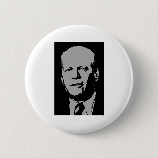 Gerald Ford Ronde Button 5,7 Cm (Voorkant)