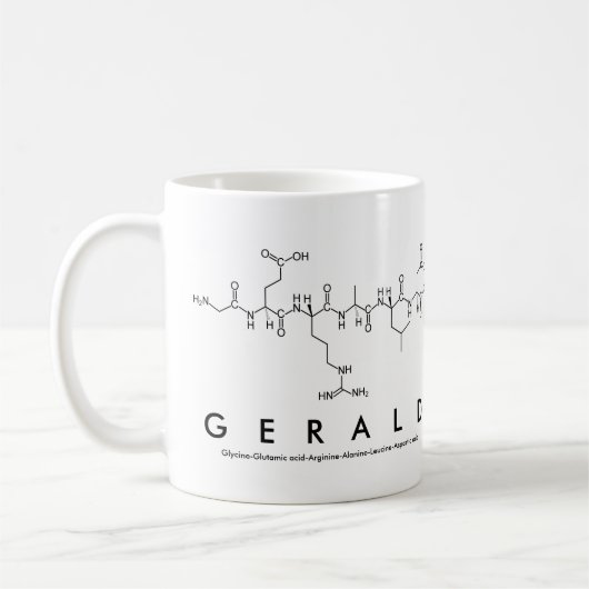Gerald peptide nom mug (Gauche)