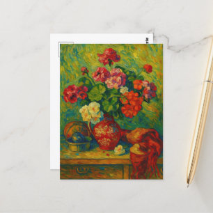 Geranium Ansichtkaart Briefkaart