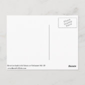 Geranium bedden in volle bloei op het parlement Hi Briefkaart (Achterkant)