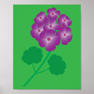 Geranium Bloemen Poster