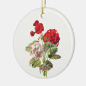 Geranium, boom keramisch ornament (Links)