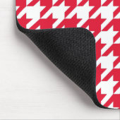 Geranium Elegant Houndstooth Muismat (Hoek)