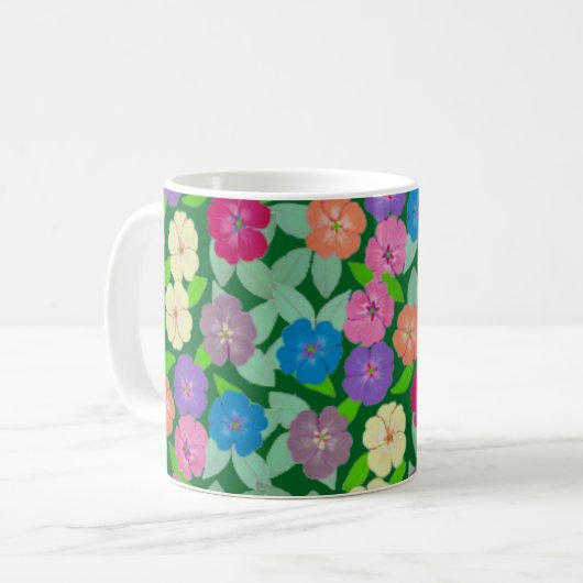 Géranium Flower Coffee Mug (Devant gauche)