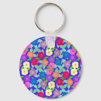 Geranium Flower Key Ring Sleutelhanger
