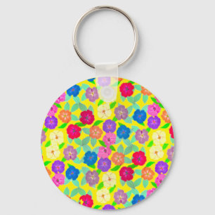 Geranium Flower Sleutelhanger
