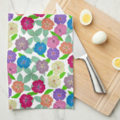 Geranium Flowers Keukendoek Theedoek (Quarter Fold)