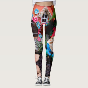 Geranium Gnome 01 Leggings