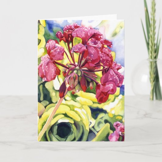 Geranium Kaart (Voorkant)
